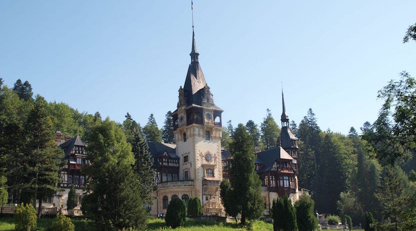 independent motorhome tour Romania - PELES castle Sinaia